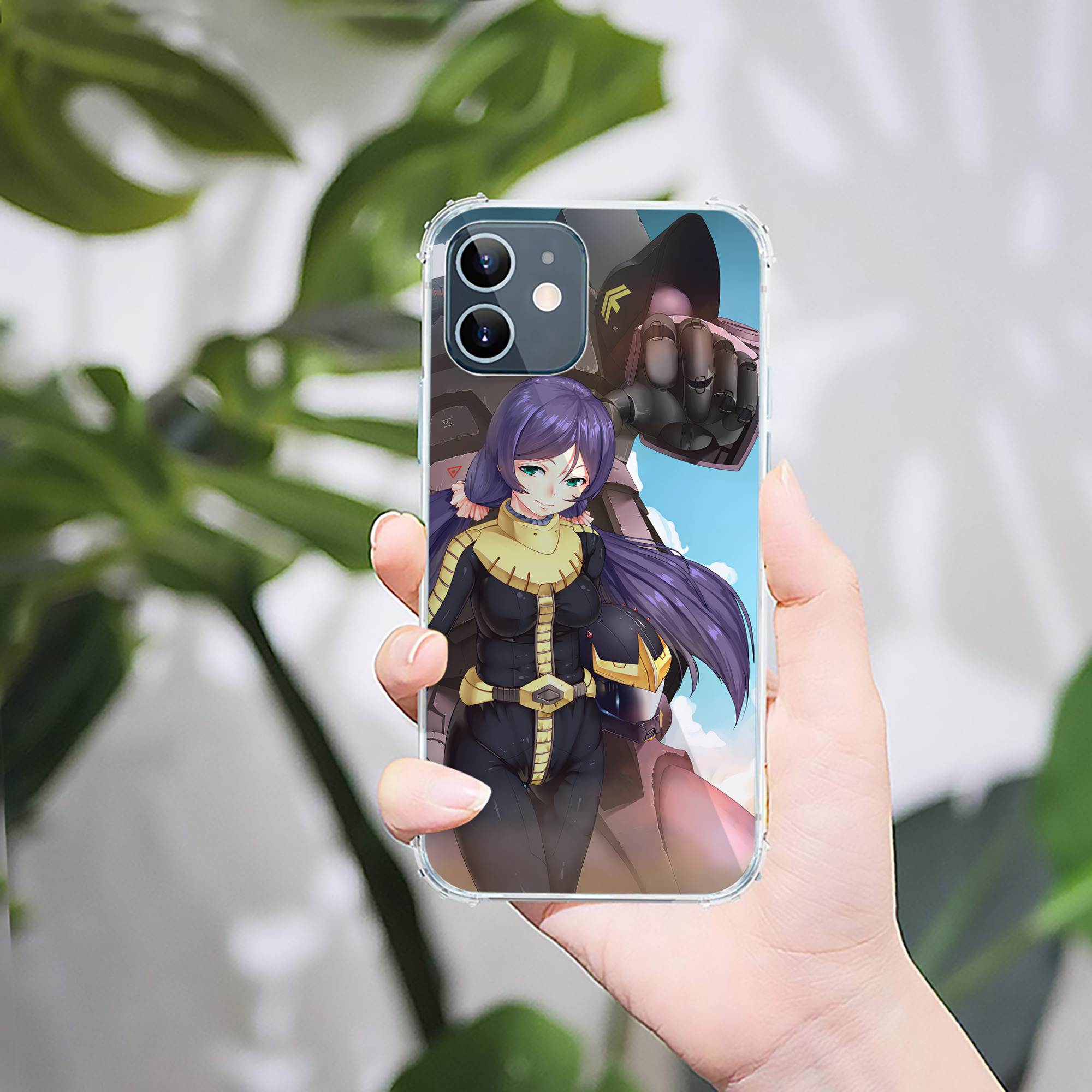 （画像用） 機動戦士ガンダム Mobile Suit Gundam 【iPhone 12シリーズ対応】透明スマホケース（クリアソフトケース）